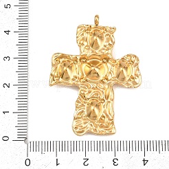 Anhänger aus 304 Edelstahl mit Mikropflaster und Zirkonia&nbsp;STAS-P421-02G-A
