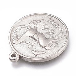 Pendentifs en acier inoxydable 304 anti-ternissement&nbsp;STAS-Z017-03P
