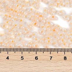 Undurchsichtige Farben Glanz Glas Saatperlen&nbsp;SEED-K010-04F