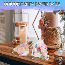 50 stücke organza taschen schmuck lagerung beutel hochzeit favor partei mesh kordelzug geschenk&nbsp;OP-TA0001-16E