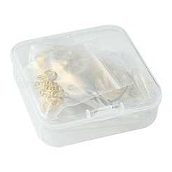16 pz 8 pendenti in acciaio inossidabile stile 201&nbsp;DIY-FS0005-37G