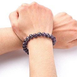 Bracciali di perline tratto naturali ametista&nbsp;B072-2