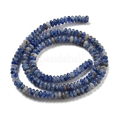 Natürliche blaue Fleck Jaspis Perlen Stränge&nbsp;G-K343-C18-01