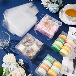 Quadratische Aufbewahrungsgeschenkboxen aus PVC&nbsp;CON-WH0095-105