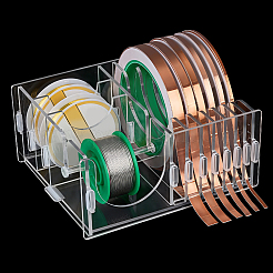 Organizador de discos de música acrílico&nbsp;ODIS-WH0043-293
