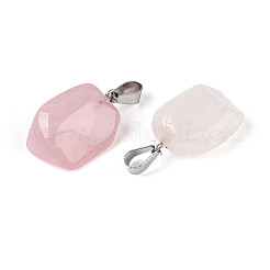 Ciondoli quazo rosa naturale&nbsp;G-S045-14-01