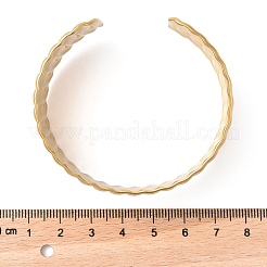 Offene Armreifen aus 304 Edelstahl für Damen&nbsp;BJEW-Z086-02G