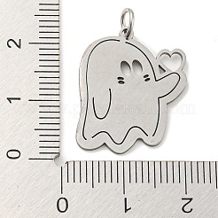 Anlaufgeschützter Halloween-Anhänger aus lasergeschnittenem 304 Edelstahl&nbsp;STAS-H184-14AP