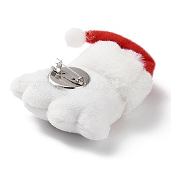 Weihnachtsbroschen aus Wollstoff&nbsp;LS-JEWB-F022-01D