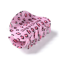 Haarspangen aus PVC mit Leopardenmuster und Krallenmuster&nbsp;LS-PHAR-M013-02H