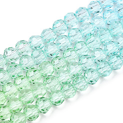 Chapelets de perles en verre transparente  &nbsp;GLAA-E036-07R