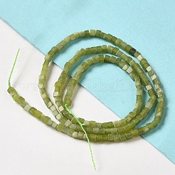 Natürliche chinesische Jadeperlenstränge aus dem Süden&nbsp;G-B064-A04