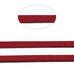 Cordon en faux suède écologique&nbsp;LW-R007-3.0mm-1049