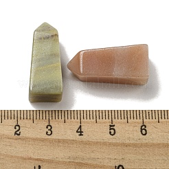 Figuras de pirámide cuadrada de amazonita natural puntiaguda de torre&nbsp;G-P531-01