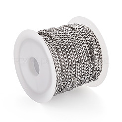 Kubanische Gliederketten aus Edelstahl 304&nbsp;FIND-YS0001-20