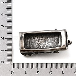 Breloques coulissantes en acier inoxydable 304&nbsp;STAS-F356-15AS-03