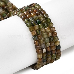 Natürliche grüne Turmalinperlenstränge&nbsp;G-G294-B02-3x3mm