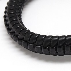 Alla moda unisex in pelle stile casual avvolto braccialetti di cuoio dell'unità di elaborazione&nbsp;BJEW-L308-14