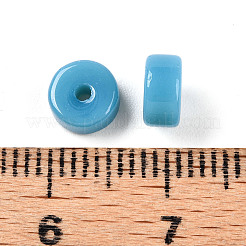Undurchsichtige einfarbige Glasperlen&nbsp;X1-GLAA-N007-6x3mm-A03