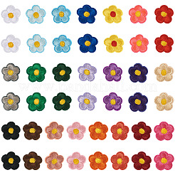 66 Stück Aufnäher aus Stoff mit Blumenstickerei zum Aufbügeln/Aufnähen&nbsp;DIY-TA0013-05