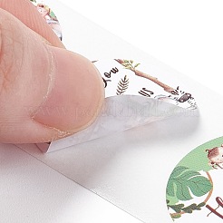 8 Musterpapier-Dankeschön-Geschenkaufkleberrollen&nbsp;X-STIC-E001-20