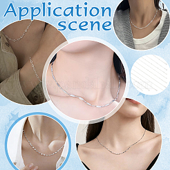 Ensemble de colliers à chaîne en laiton (20 pièce&nbsp;MAK-PH0001-08