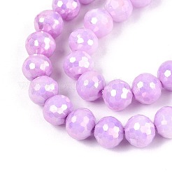 Brins de perles de verre électrolytiques anti-ternissement&nbsp;GLAA-N056-8mm-03