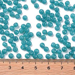 6/0 perle di semi di vetro imitazione giada&nbsp;SEED-T006-04A-12