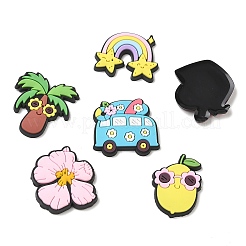 Cabochons en PVC sur le thème de l'été&nbsp;PL-CBAEA65-03