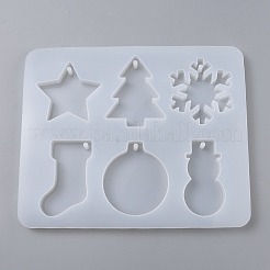 Moldes de colgantes de silicona de navidad&nbsp;DIY-Z005-11