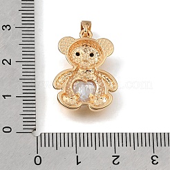 Pendentifs en laiton zircon cubique transparent&nbsp;GL-K001-04
