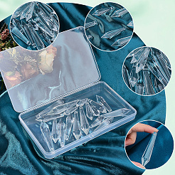 20 Stück 4 Stile transparente Glasanhänger&nbsp;GLAA-SP0001-79