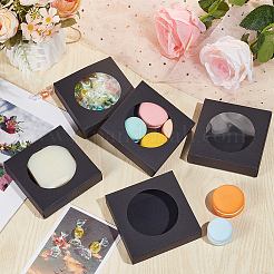 Würfel-Geschenkboxen aus Kraftpapier zur Aufbewahrung&nbsp;CON-WH0095-101C-02