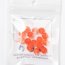 Perle di vetro ceche a tema autunnale&nbsp;X-GLAA-L025-B13