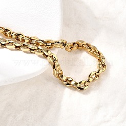 304 Edelstahl-Kaffeebohnen-Kettenarmbänder für Damen&nbsp;BJEW-B140-01B-G
