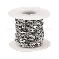 Chaînes à maillons cubiques en acier inoxydable 304 résistant au ternissement&nbsp;CHS-G025-09P