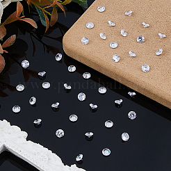 200 pendentif pointu en oxyde de zirconium cubique&nbsp;ZIRC-FH0001-51A