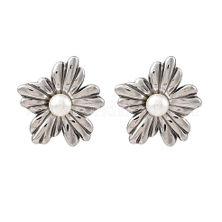 Boucles d'oreilles à tige en acier inoxydable 304&nbsp;EJEW-B108-12P