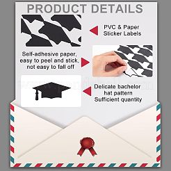 Aufkleber aus PVC und Papier&nbsp;DIY-WH0308-219B