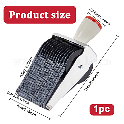 Tampon lettre en plastique réglable&nbsp;AJEW-WH0248-568