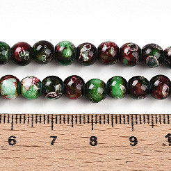 Backen Farbe Glasperlen Stränge&nbsp;DGLA-N003-6mm-A09