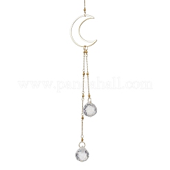 Mond-Hänge-Sonnenfänger aus Messing&nbsp;HJEW-JM04626