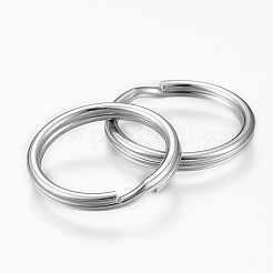 Anlaufgeschützte geteilte Schlüsselringe aus Edelstahl 304&nbsp;STAS-P178-2.0x30mm-P
