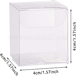 Confezione regalo in plastica trasparente per animali domestici&nbsp;CON-WH0052-4x4cm