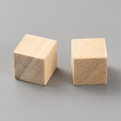 Unfertiger Kiefernholzblock&nbsp;DJEW-WH20002-27B