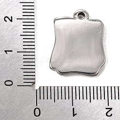 Cabochon-Fassungen für Anhänger aus Edelstahl 304&nbsp;SA-CBA9B1E-01F-P