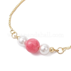 Verstellbare Messing-Armbänder mit Mikropavé und Zirkonia-Schiebeverschluss für Damen&nbsp;BJEW-JB12619