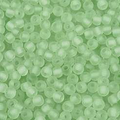Fgb mattierte transparente Glasperlen&nbsp;SEED-N013-02A-08