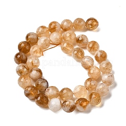 Fili di perle di citrino naturale riscaldate&nbsp;G-D359-A01-10mm