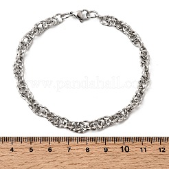 201 Edelstahl-Gliederarmbänder für Herren&nbsp;STAS-T077-12P